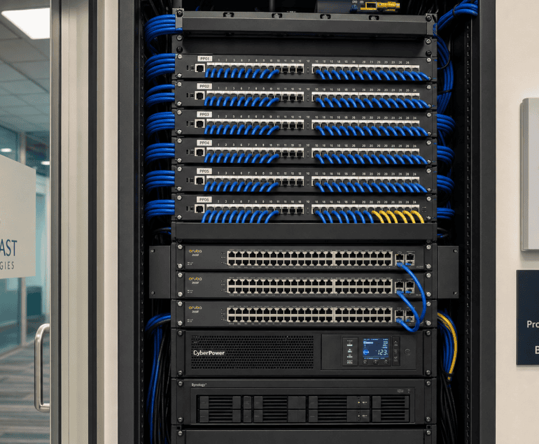 structured cabling overhaul after office moves