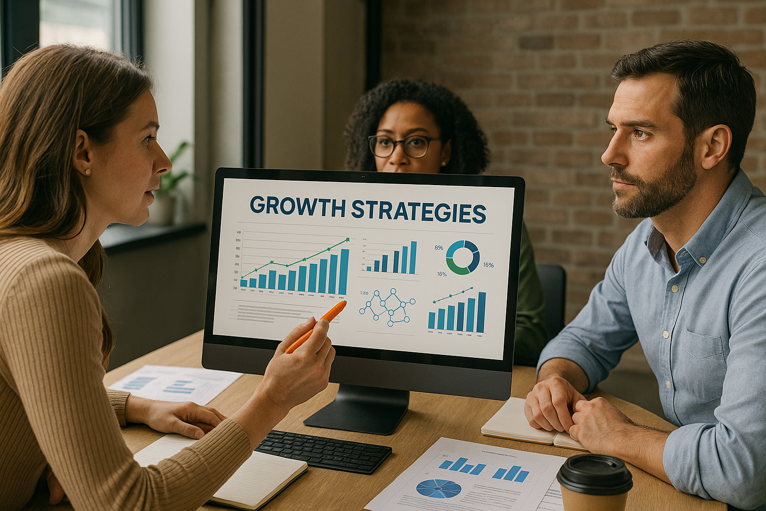 Growth strategies team working session