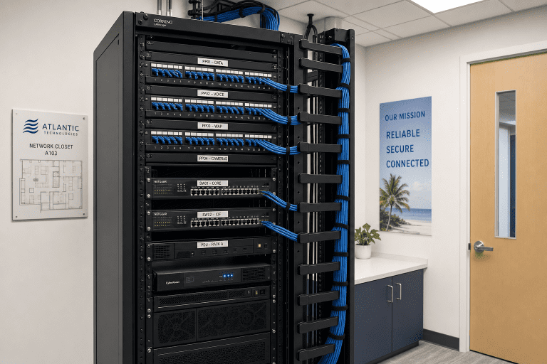 structured cabling for new office