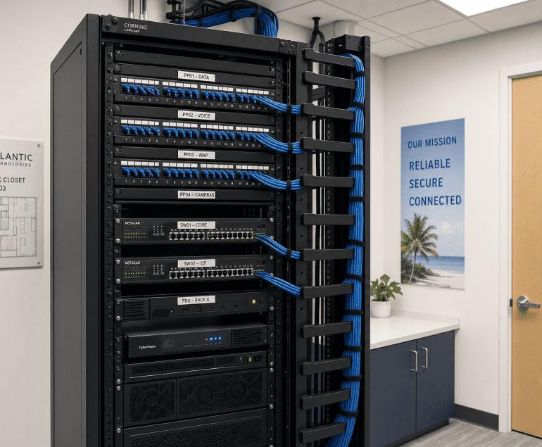 structured cabling for new office