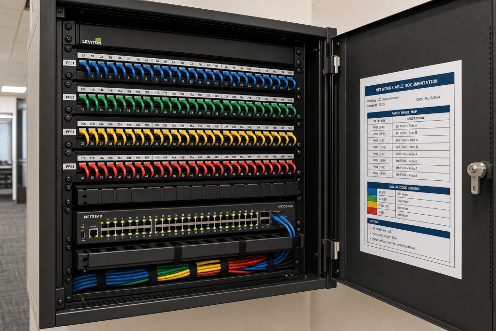structured cabling project planning for office moves