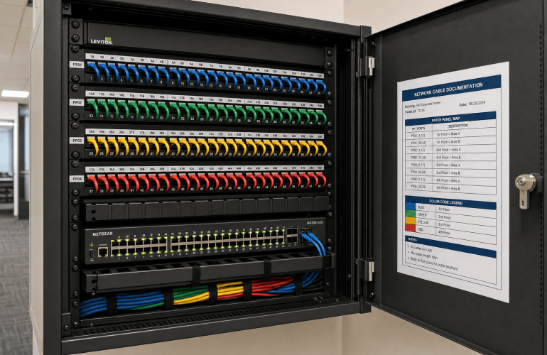 structured cabling project planning for office moves