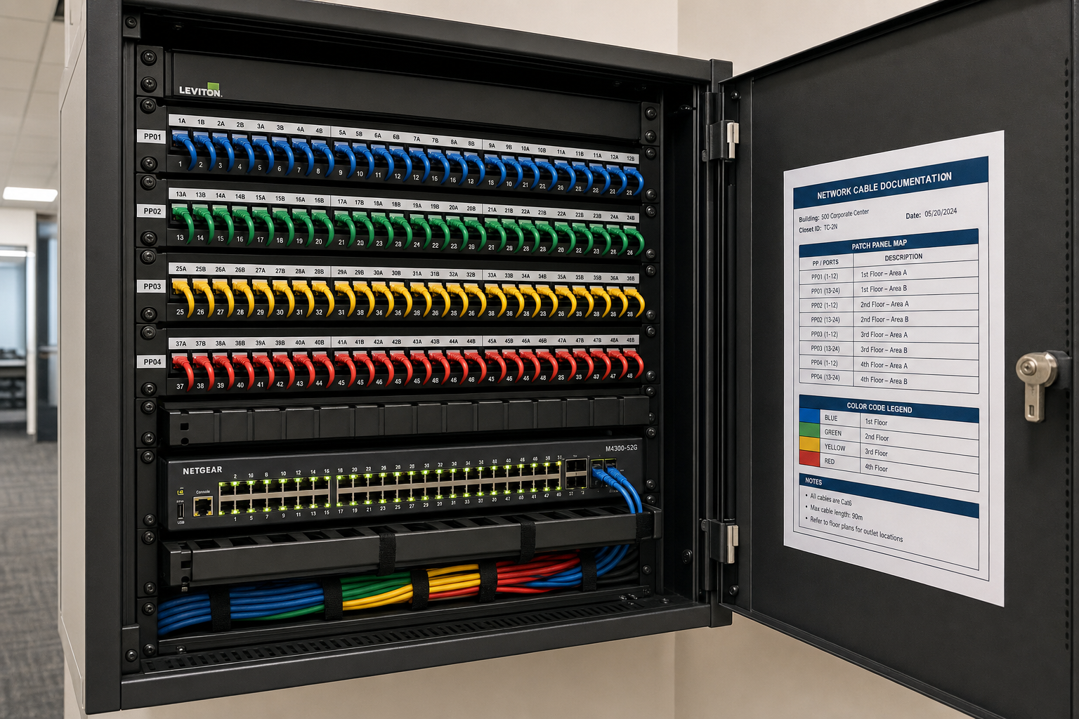 structured cabling project planning for office moves