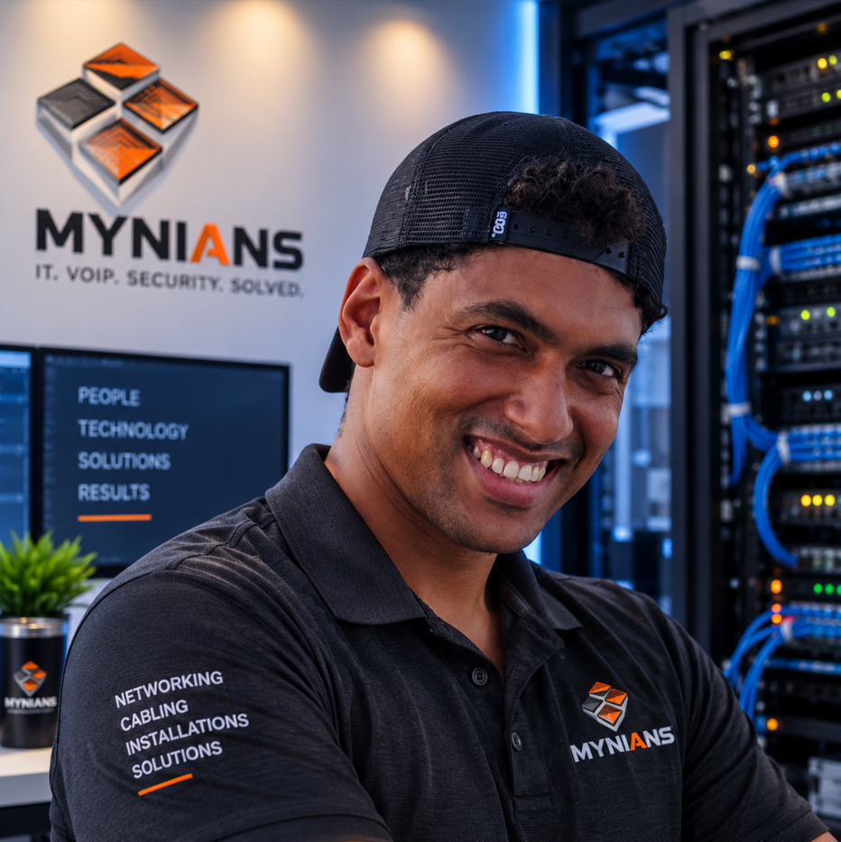 Alejandro Leon, Senior Field Technician and Network Cabling Specialist at Mynians