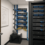 network closet cleanup for offices over 30 devices