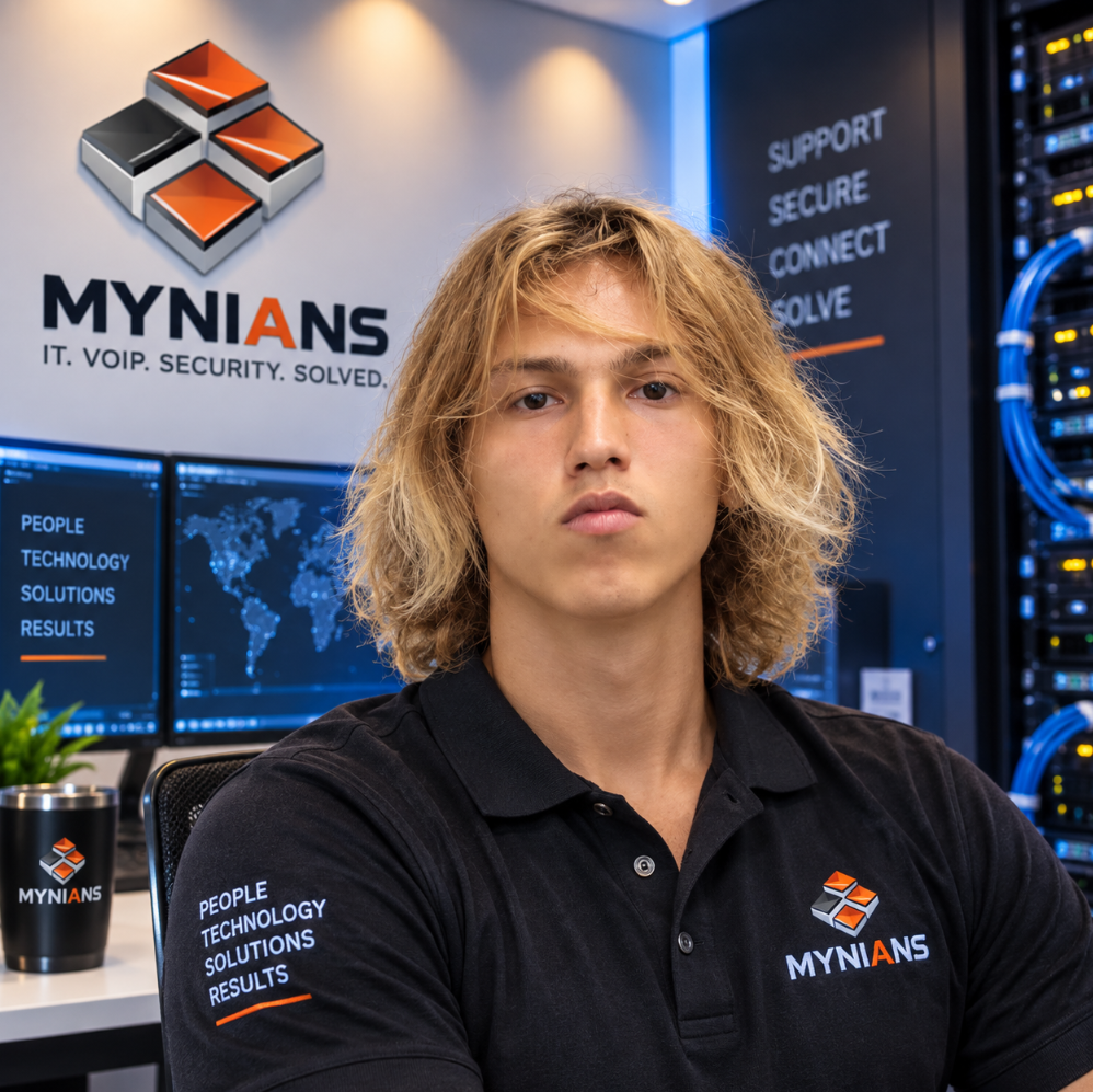 Xavier Levasseur, Field Technician and Cabling Specialist at Mynians